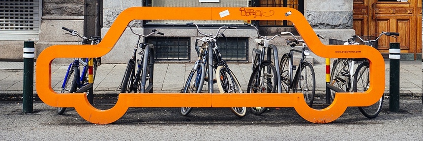 Fahrradparkplatz